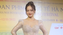 Lan Phương khoe nhan sắc đỉnh cao 'chặt chém' Hoa hậu Đỗ Thị Hà trên thảm đỏ Haniff 2022