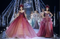 Hoa hậu Tiểu Vy lần đầu làm vedette cùng Đỗ Mỹ Linh kết show thời trang đầy quyền lực