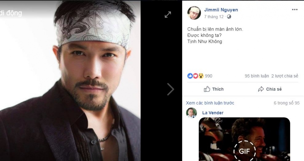 quyet dinh nuoi rau jimmii nguyen chuan bi lan san dien anh