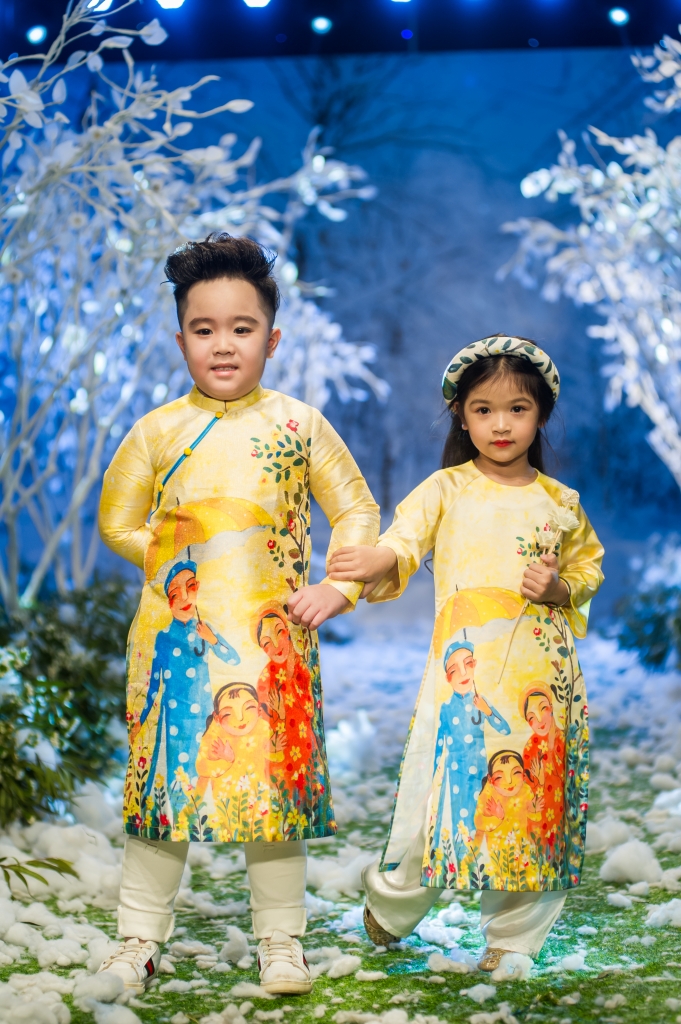 khu vuon tuyet trang diem nhan an tuong cua vietnam kids fashion week mua 3