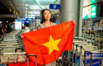 Người mẫu Thanh Khoa mang 80kg hành lý lên đường dự thi 'Hoa khôi sinh viên thế giới 2019'