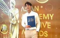 Song Luân đại diện Việt Nam đi thảm đỏ lễ trao giải Hàn lâm sáng tạo châu Á AAA