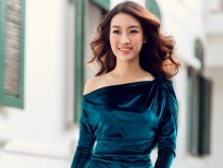 Hoa hậu Mỹ Linh xuống phố làm người mẫu