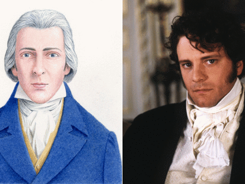 Nhân vật của Colin Firth không giống Mr Darcy thực trong "Pride and Prejudice"