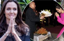 Angelina Jolie rạng rỡ khi đến Campuchia quảng bá cho bộ phim mới