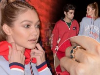 Gigi Hadid mang nhẫn trên ngón tay sau khi tuyên bố Zayn Malik là tình yêu của đời mình