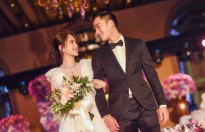 Toàn cảnh lễ cưới màu tím lãng mạn của Chung Hân Đồng và Lại Hoằng Quốc