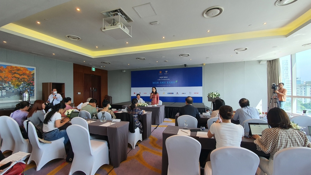 Ban tổ chức Cuộc thi phim ngắn Màn ảnh xanh vừa có cuộc họp báo công bố  chương trình trao giải tại Hà Nội vào chiều ngày 17/8