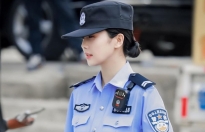 Bạch Lộc lộ tạo hình cảnh sát cực ngầu trong phim mới 'Cảnh sát vinh dự'