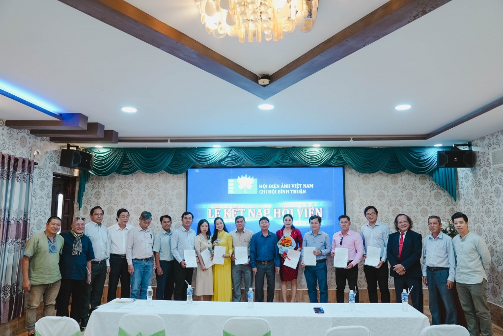 Hội điện ảnh Việt Nam kết nạp 9 hội viên mới tại Bình Thuận