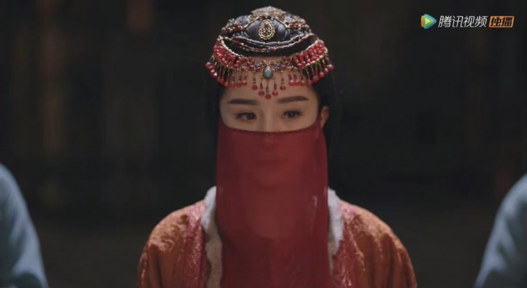 Tạo hình của Dương Mịch trong 'Hộc Châu Phu Nhân': Khăn che mặt cũng không che giấu được vẻ đẹp tiên nữ