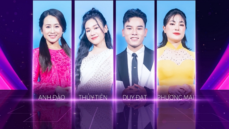 Anh Đào, Thủy Tiên, Dee Trần, Phương Mai tranh tài giành vé vào vòng Chung kết 1 Người hát tình ca 2022