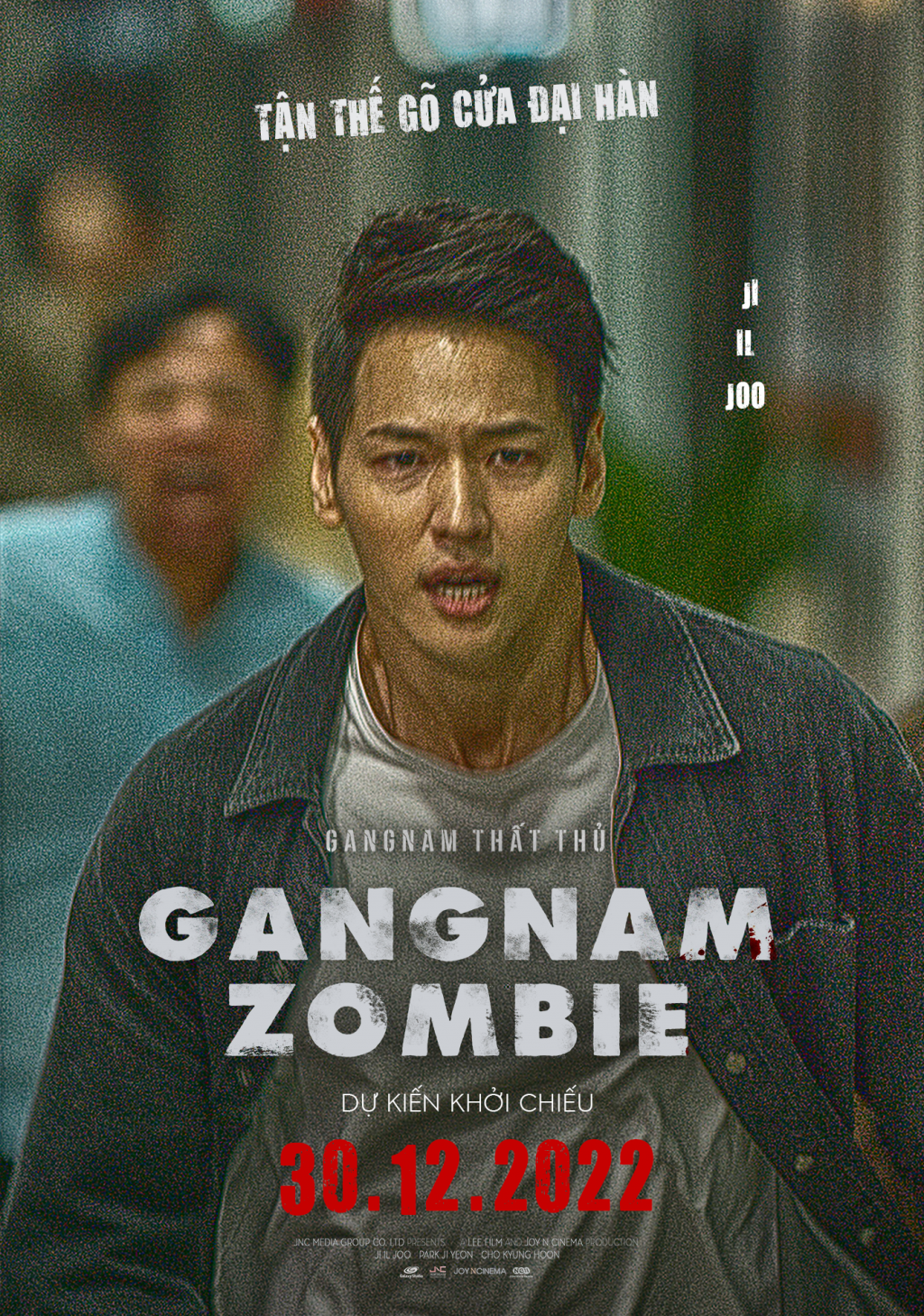 Chưa kịp hưởng trăng mật sau đám cưới, Jiyeon đã phải chạy trốn trong 'Gangnam Zombie'
