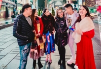 Ca sĩ Hà Phương được tỉ phú Chính Chu và hai cô con gái gây bất ngờ trong ngày sinh nhật