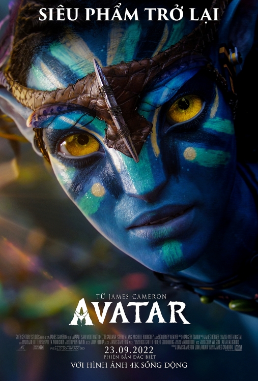 Bom tấn ‘Avatar’ trở lại rạp chiếu sau 13 năm với phiên bản nâng cấp