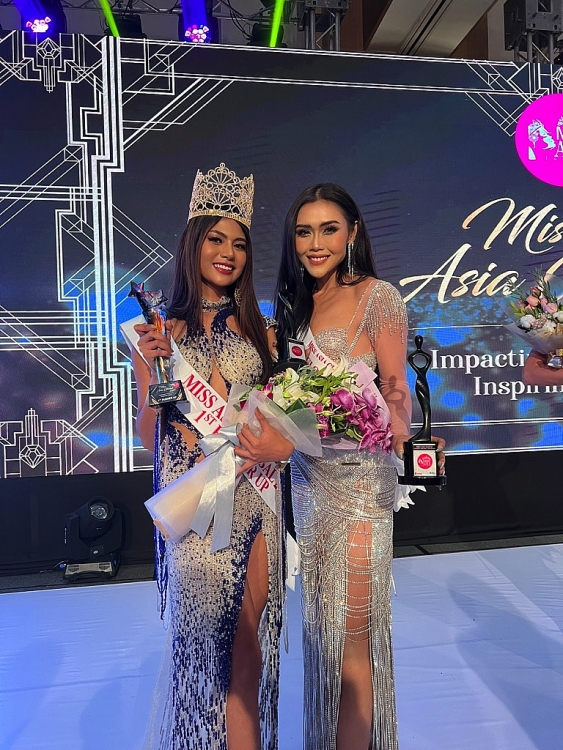 Thanh Nhi giành cú đúp danh hiệu Hoa hậu Thời trang châu Á Toàn cầu 2022