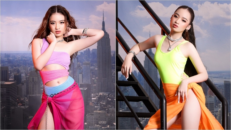 Ngắm body thuộc hạng cực phẩm của Teen Models 2022 Bảo Hà dù mới 13 tuổi