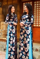 Đôi bạn tri kỷ 30 năm Hồng Vân, Hồng Đào tươi thắm với áo dài