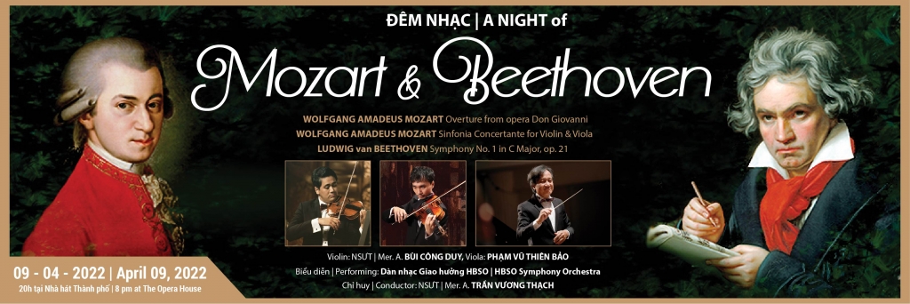Đêm nhạc Mozart và Beethoven tại Nhà hát thành phố