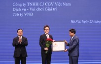 CGV nhận chứng nhận đầu tư từ UBND thành phố Hà Nội