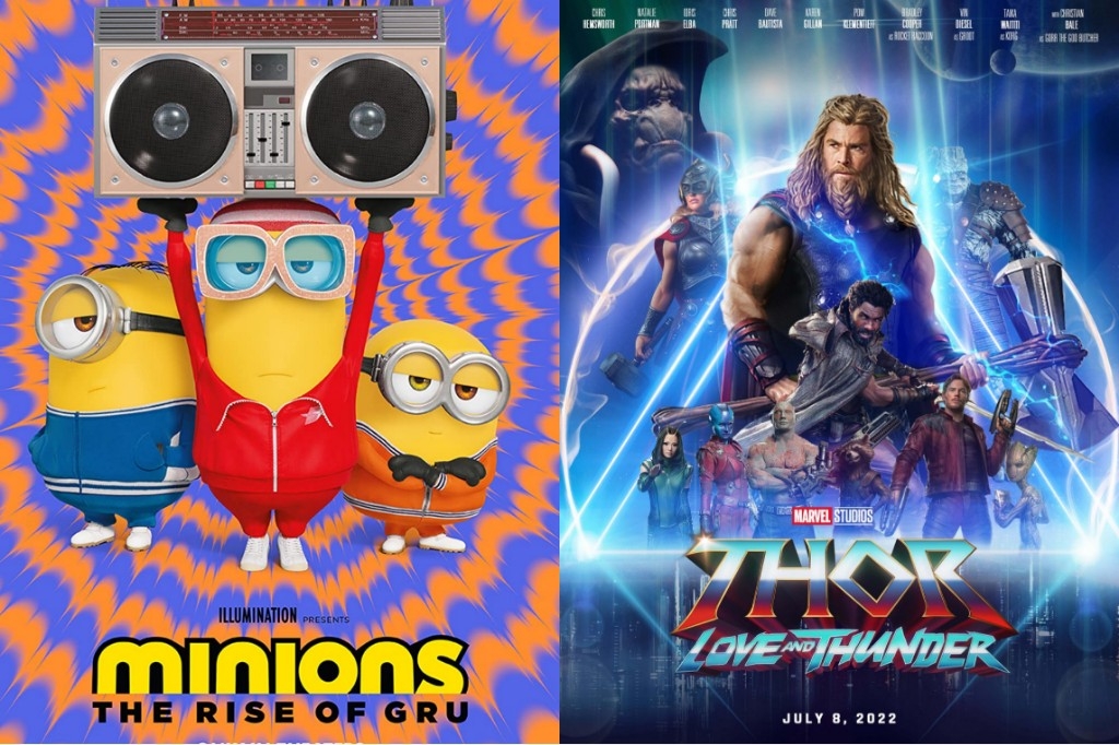 2 - Minions và Thor Love and Thunder góp phần làm sống dậy các rạp phim