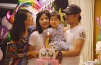 Vợ chồng Chương Tử Di – Uông Phong tổ chức party sinh nhật cho con gái