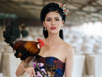 le phuong khoe sac voi ao dai cach tan cua ntk minh chau