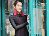Lâm Khánh Chi đẹp dịu dàng với áo dài truyền thống