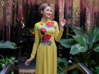 Hoa khôi du lịch Khánh Ngân hút hồn với BST áo dài Hoa sen đất Việt