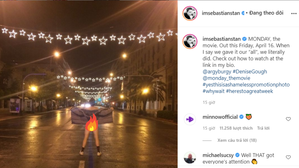 ‘Chiến binh mùa đông’ Sebastian Stan bất ngờ khoe vòng 3 giữa chợ khiến dân tình bỏng mắt, chuyện gì đang xảy ra vậy?