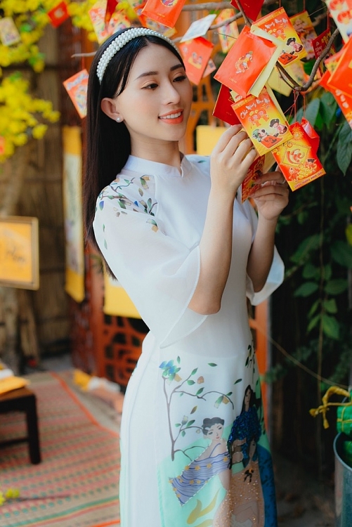 dao ky anh dien ao dai gui loi chuc xuan dau nam bang mv vui nhon