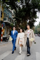 Bắt gặp Kaity Nguyễn tay trong tay cùng Khương Lê - Anh Dũng giữa cái rét Hà Nội