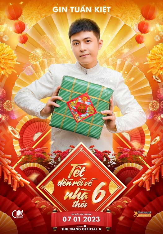 Thu Trang – Tiến Luật mang xuân về cùng 'Tết đến rồi về nhà thôi 6'