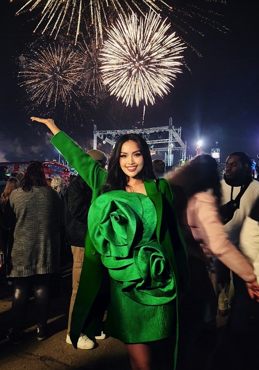 Hoa hậu Ngọc Châu: Tôi sẽ cố gắng để hai tiếng Việt Nam được hô vang nhiều lần