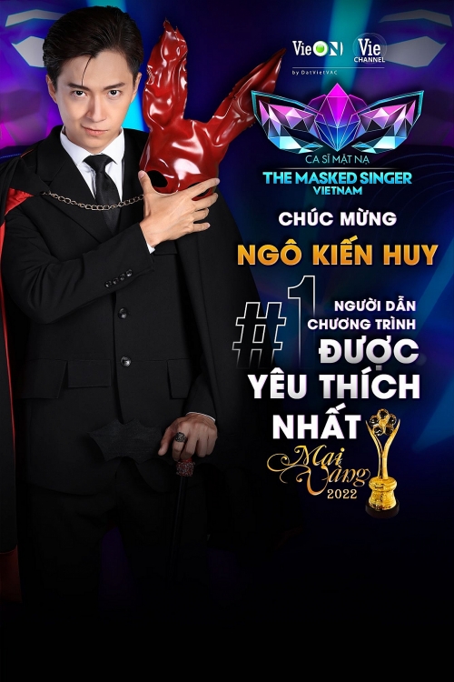 'The masked singer Vietnam' là chương trình trên nền tảng số và truyền hình được yêu thích nhất tại giải Mai vàng 2022