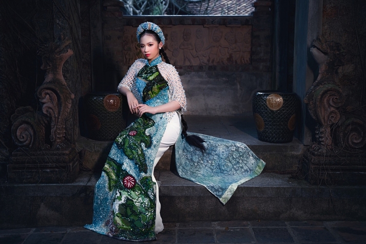 Bảo Hà gợi nhớ nét xuân xưa trong bộ ảnh chụp tại Việt Phủ Thành Chương
