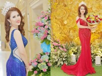 Tân Hoa hậu Hoàng Ny giới thiệu BST 'Sắc Xuân' trong tiệc tri ân