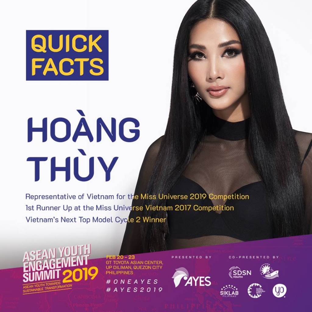 a hau hoang thuy la dien gia duy nhat cua viet nam tham gia chuong trinh asean youth engagement summit 2019