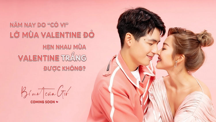 dien vien bi mat cua gio chup bo anh valentine voi cac cau che xin hoan valentine do va hy vong hen gap moi nguoi valentine trang