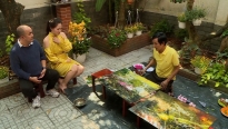Ngọc Lan, Quốc Thuận 'khóc ngất' khi gặp chàng họa sĩ Việt vẽ tranh bằng ngón tay