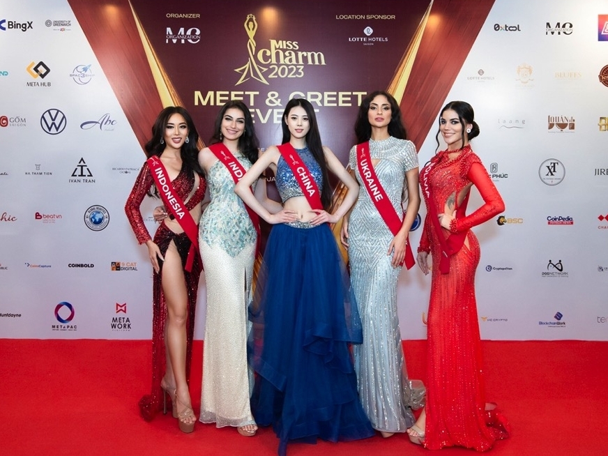 38 thí sinh 'Miss Charm 2023' khoe nhan sắc lộng lẫy tại buổi gặp gỡ báo chí