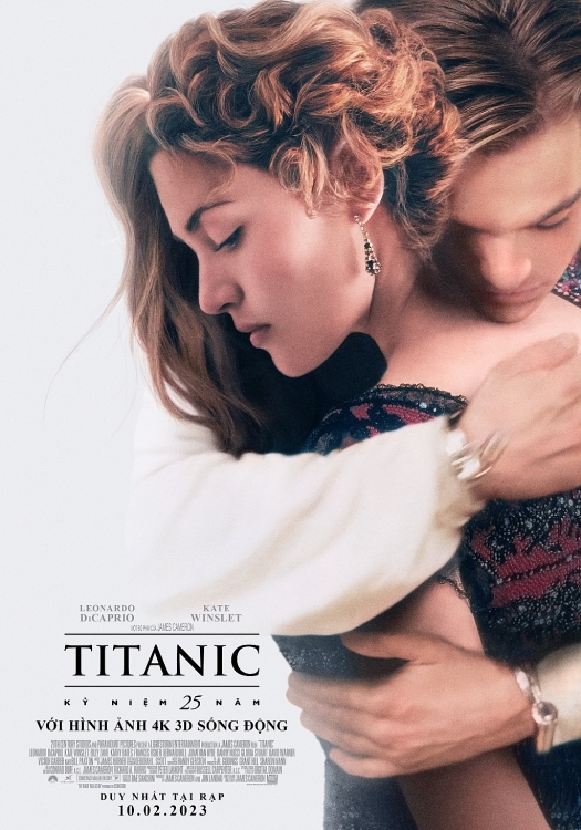 'Titanic' tái xuất rạp chiếu dịp Valentine, câu chuyện tình yêu kinh điển trở lại sau 25 năm