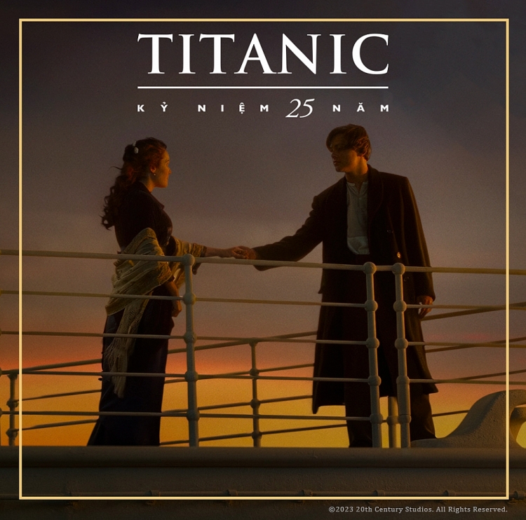'Titanic' tái xuất rạp chiếu dịp Valentine, câu chuyện tình yêu kinh điển trở lại sau 25 năm