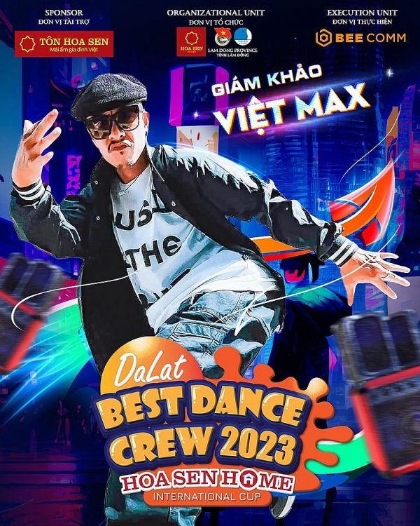 'Quái vật' giới dancer Alex The Cage chính thức trở thành giám khảo của 'Dalat Best Dance Crew 2023'