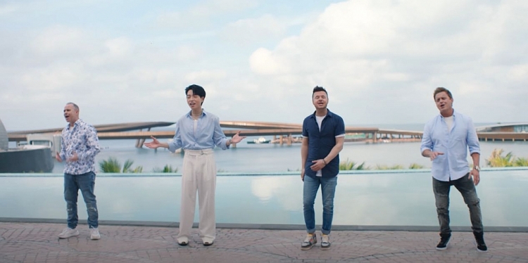 Nhóm nhạc quốc tế 911 bất ngờ 'về chung một nhà' với loạt nghệ sĩ Việt hàng đầu showbiz