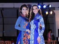 Á hậu Liên Phương 'đọ dáng áo dài' cùng Hoa hậu Aibedullina Talliya