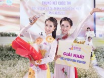 'Miss áo dài' Mai Phương đẹp rạng rỡ chúc mừng tân Quán quân 'Duyên dáng áo dài 2019'