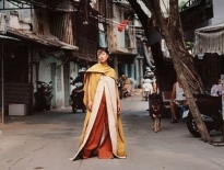 Fashionista Thu Anh Hồ mang bối cảnh Việt Nam lên báo thời trang Đức