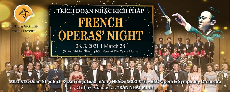 HBSO mở đầu mùa diễn 2021 bằng chương trình 'Nhạc kịch Pháp'