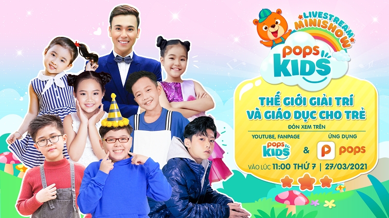 Rapper nhí Tiến Nhỏ sẽ 'phá đảo' livestream với phần trình diễn rap 'chất ngây ngất' trong POPS Kids minishow